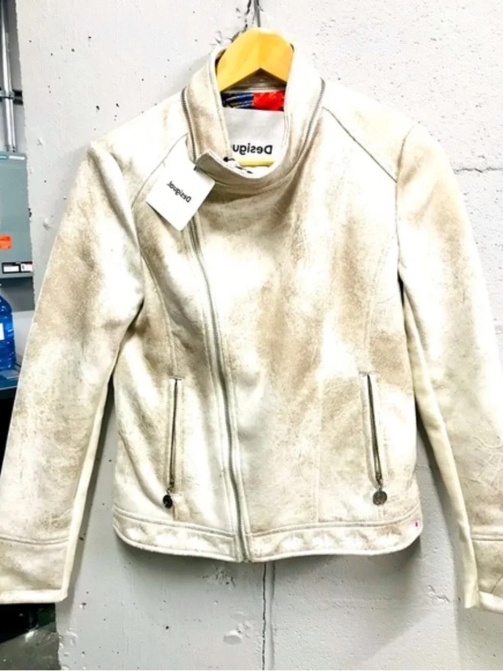 Desigual Neutral Biker Jacket sample NWT - Picture 6 of 6